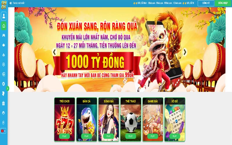 Nhà cái 99ok com casino online đáng chơi nhất 2024